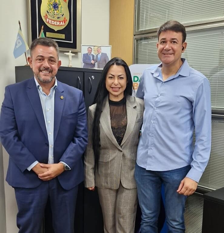 Rodrigo Andrade e Mirelle Trevisan se reúnem com deputado estadual Danilo Balas na Alesp