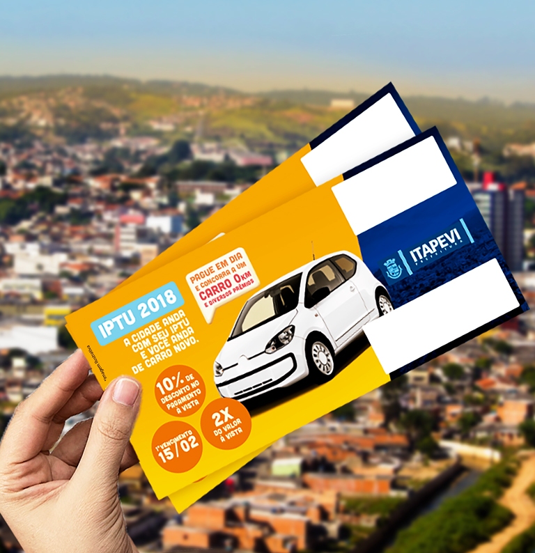 Itapevi terá sorteio de carro 0km para quem pagar IPTU em dia