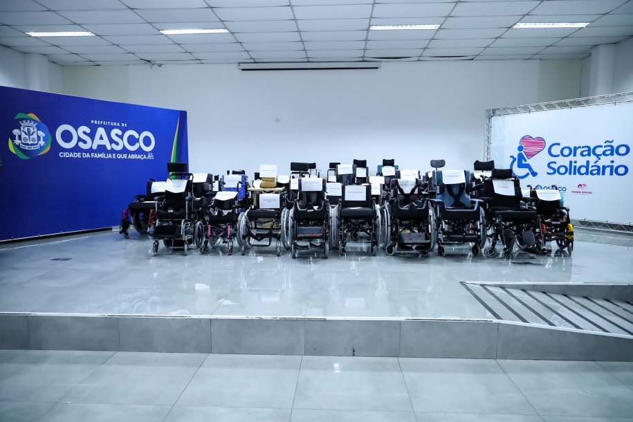 Projeto Coração Solidário do Fundo Social de Osasco recebe equipamentos para PcD