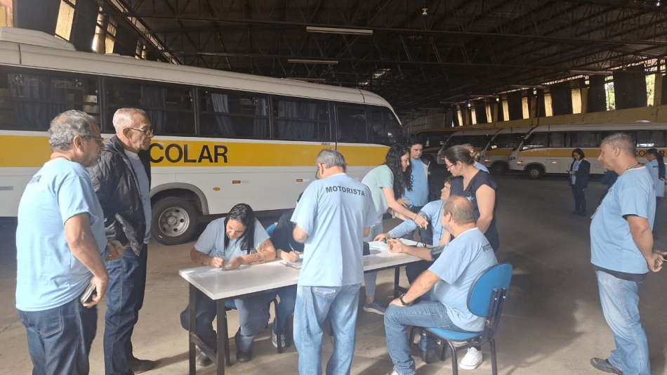 Saúde leva ações de prevenção a motoristas do transporte escolar