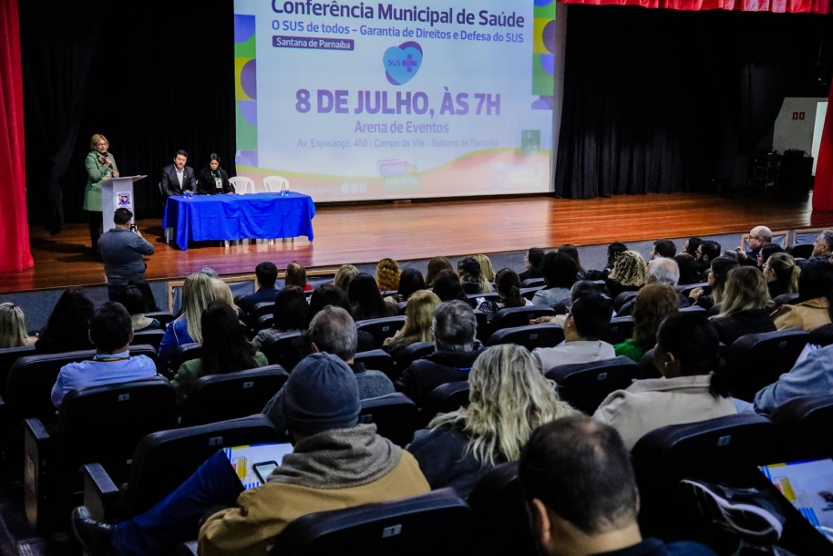 Santana de Parnaíba realiza a 10ª Conferência Municipal de Saúde 