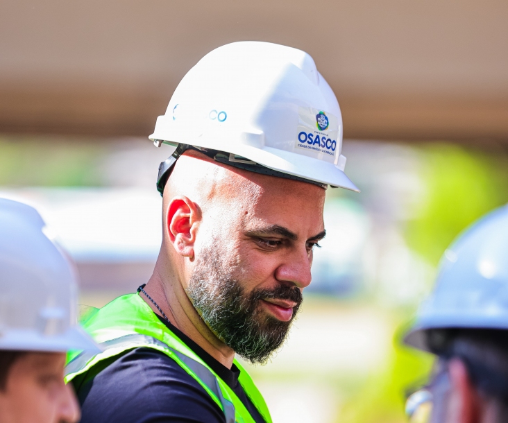 Gerson Pessoa inicia obras sob o viaduto da rodovia Castello Branco