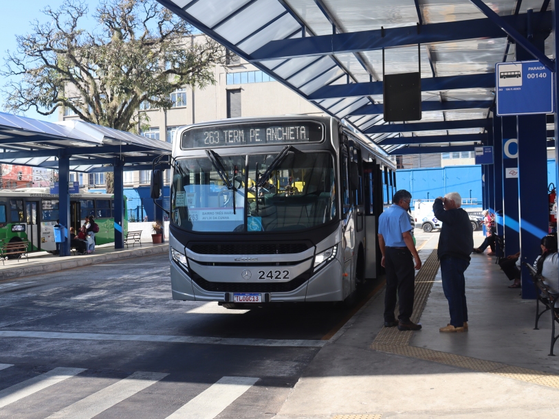 Linha 263 recebe sete novos ônibus com ar-condicionado em renovação da frota em Campinas