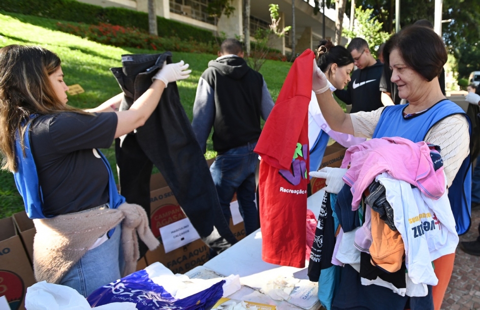 Campanha do Agasalho arrecada quase uma tonelada de itens e já passou de 22 mil quilos 