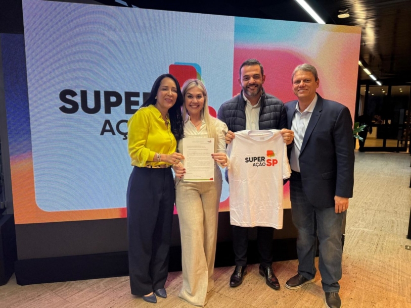 Prefeito Gustavo Martinelli adere ao programa SuperAção SP