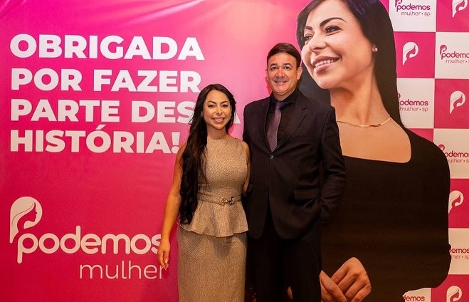 Mirelle Trevisan assume presidência do Podemos Mulher em Araçariguama 