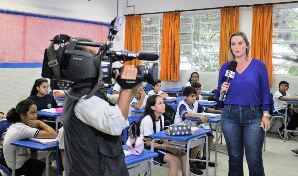 TV Globo destaca uso de tecnologia na Educação em Barueri