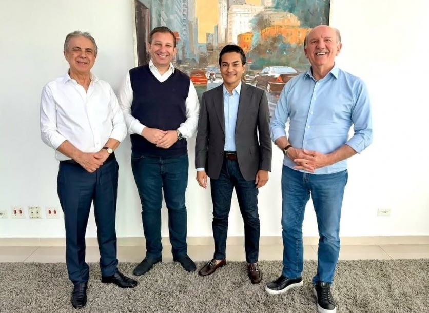 Wilson Zuffa recebe deputado Marcos Pereira para tratar de novos investimentos