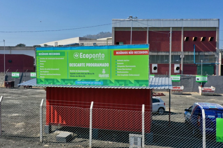 Cajamar inaugura primeiro Ecoponto do município em Jordanésia 