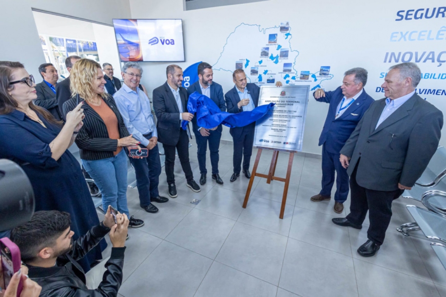 Rede VOA inaugura novo Terminal de Passageiros do Aeroporto de Jundiaí