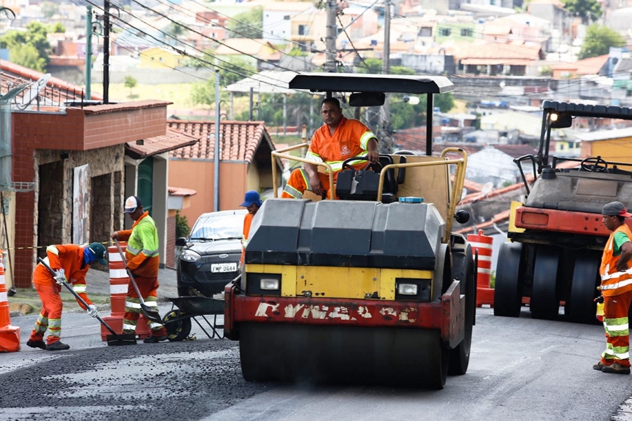 Programa Asfalto Novo segue em ritmo acelerado