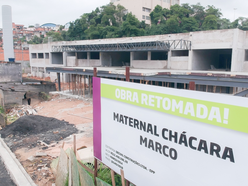 Barueri investe na construção da Maternal Chácaras Marco