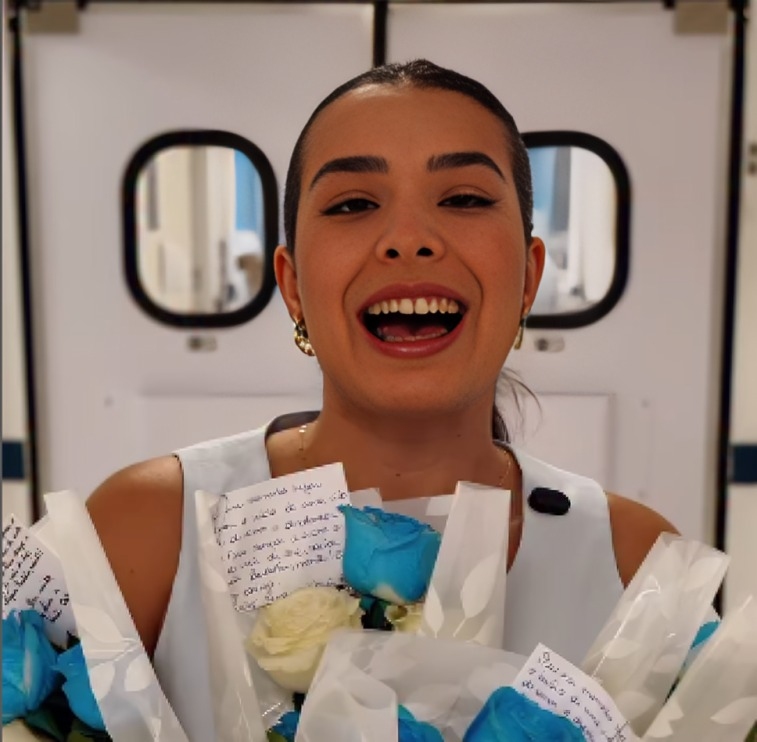 Primeira-dama Luly Lima leva flores e carinho às mamães do Hospital Municipal