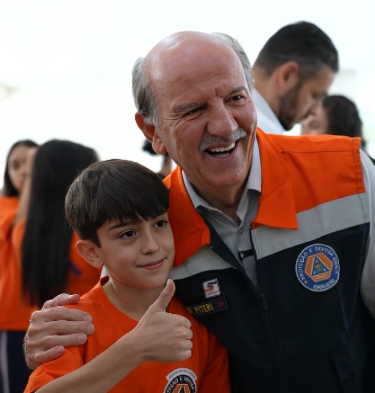 Beto Piteri participa da formatura do Programa Agentes Multiplicadores de Proteção e Defesa Civil