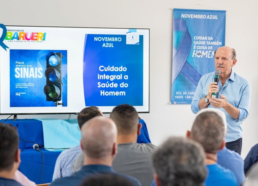Beto Piteri encerra Novembro Azul com palestra especial sobre saúde do homem