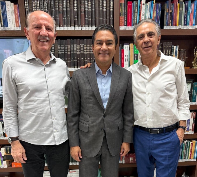 Rubens Furlan e Beto Piteri se reúnem com Marcos Pereira em Brasília