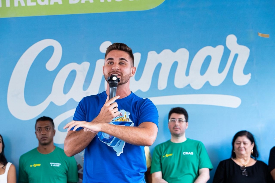 Prefeito Kauan Berto entrega obras de reformas da PEC do Parque Maria Aparecida