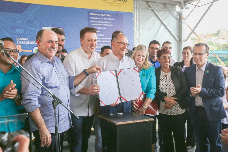 Alckmin e Igor entregam Corredor Metropolitano de Itapevi-Jandira