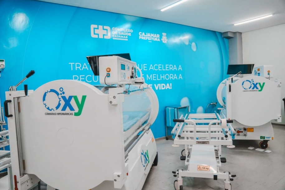 Prefeito Kauan Berto celebra resultados da Câmara Hiperbárica em Cajamar