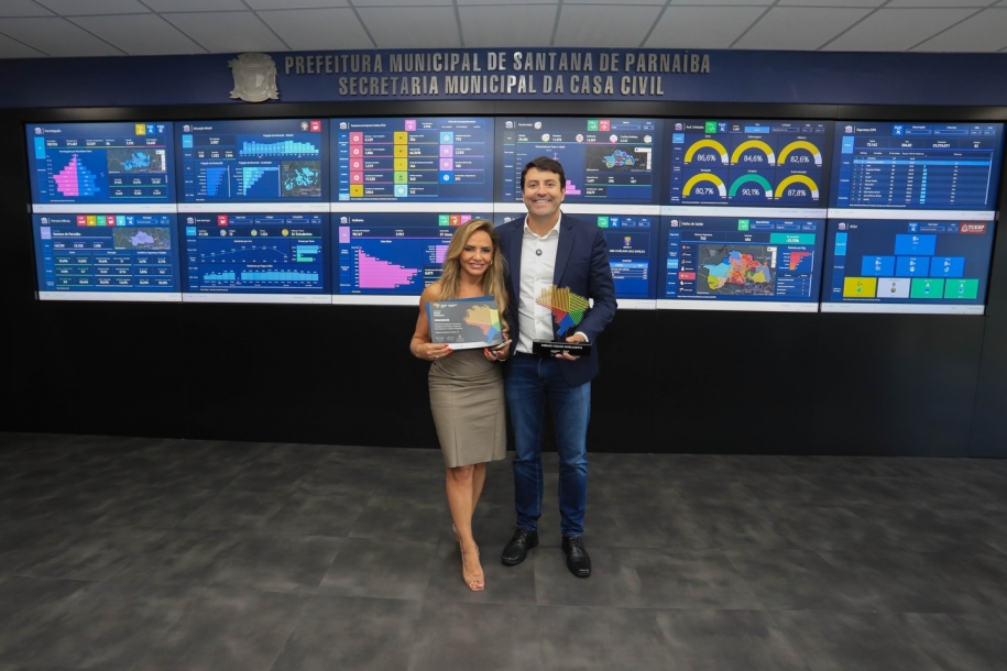 Elvis Cezar recebe prêmio City Awards e destaca inovação em Santana de Parnaíba