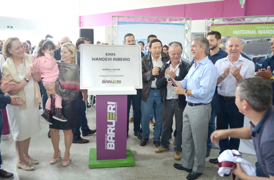 Rubens Furlan entrega Maternal Wandeir Ribeiro na Vila São Luiz