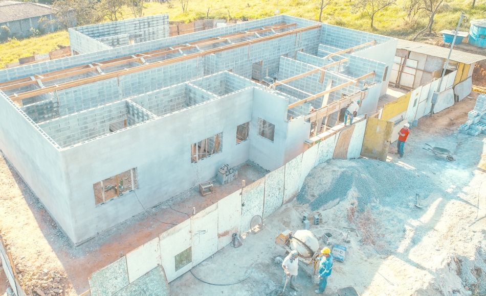 Construção da UBS Chácara das Garças segue em total evolução