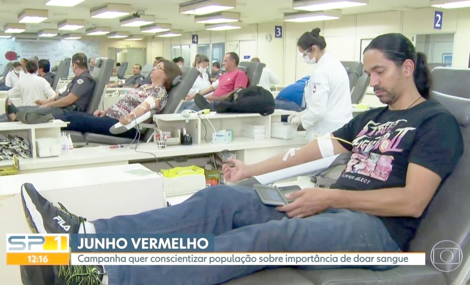 “Junho Vermelho” estimula doação de sangue no país