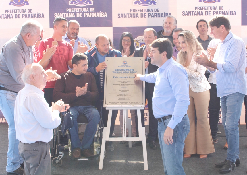 Elvis Cezar inaugura novo Colégio Municipal no Sítio do Morro
