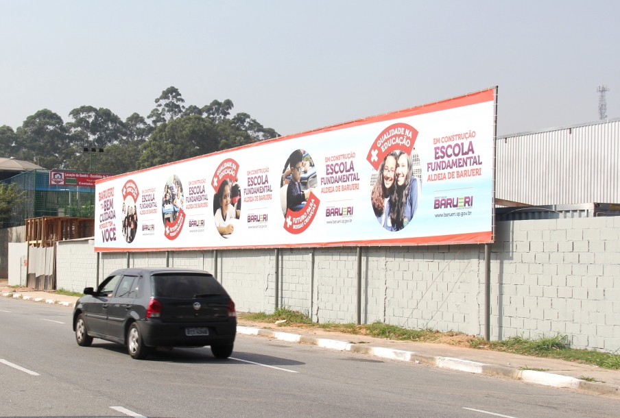 EMEF Aldeia de Barueri está na fase inicial de construção