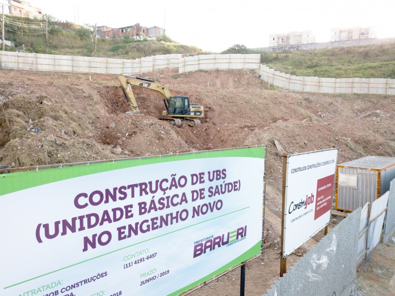 Começam as obras da Unidade Básica de Saúde Engenho Novo