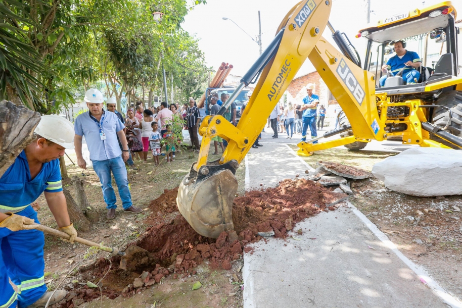 Sabesp realiza obras de saneamento básico avançam no Parque Wey