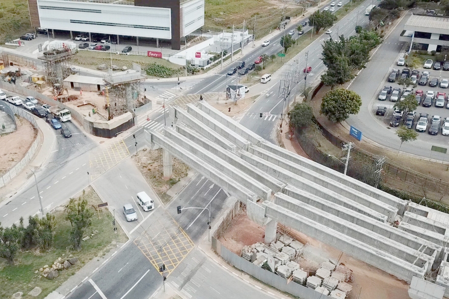 Viaduto da Alameda Araguaia já possui 40% de obras concluídas