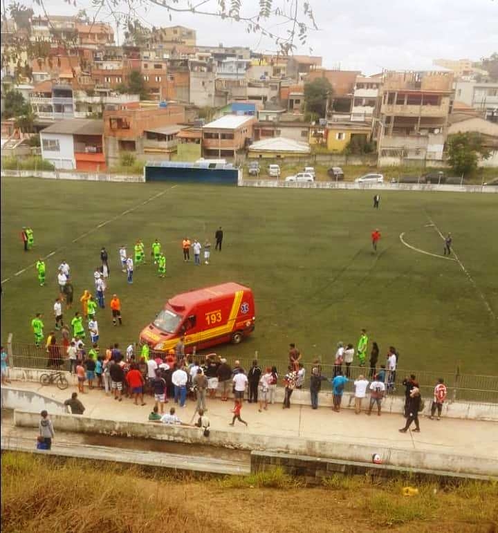 Morador morre durante partida de futebol dos Veteranos