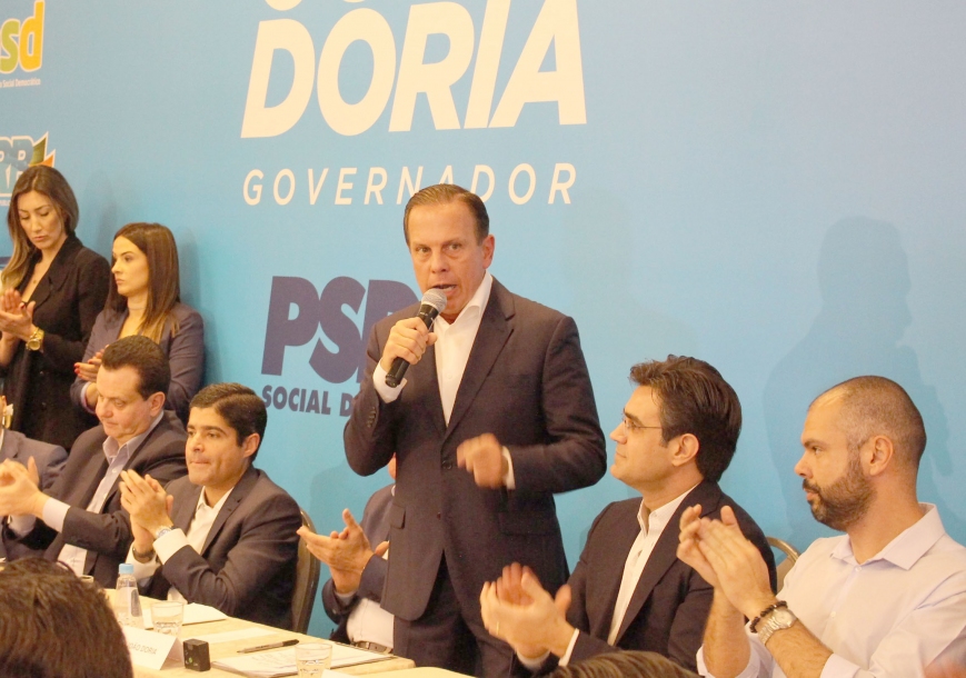 João Doria lidera corrida pelo Governo de São Paulo com 25% 