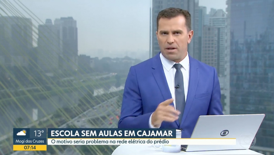 Rede Globo critica o fechamento da EMEB Rosa Helena no Polvilho