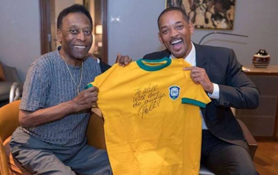 "Eu conheci a lenda", diz Will Smith sobre Pelé