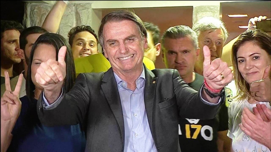 Bolsonaro é eleito novo presidente com mais de 55% dos votos