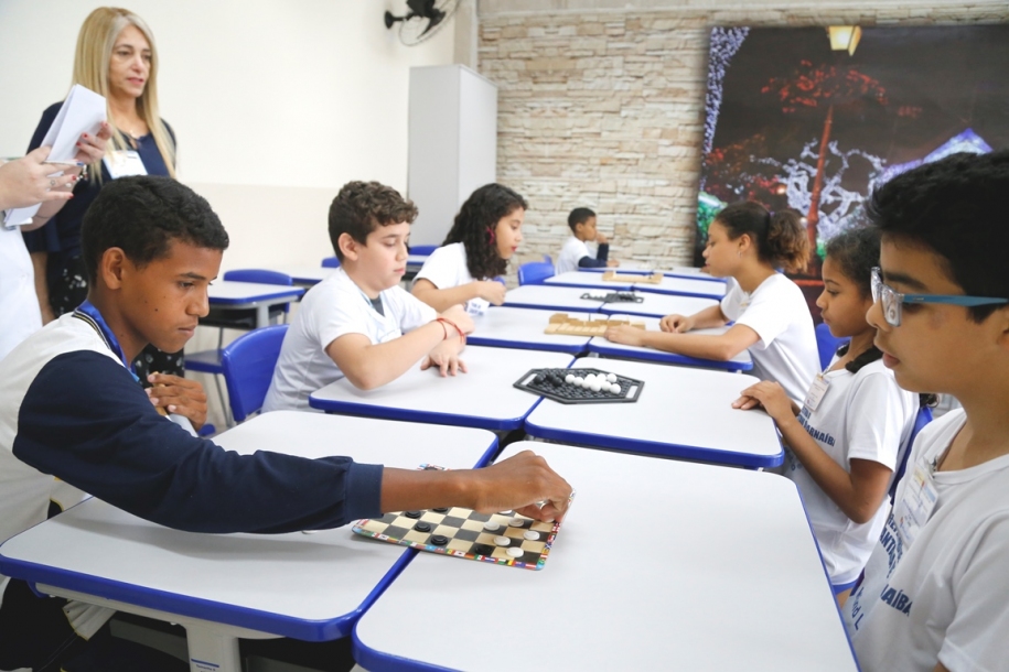 Alunos participam da Etapa Municipal das Olimpíadas de Raciocínio