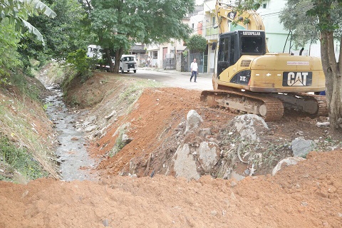 Obras de infraestrutura estão sendo realizadas no Cipava II 