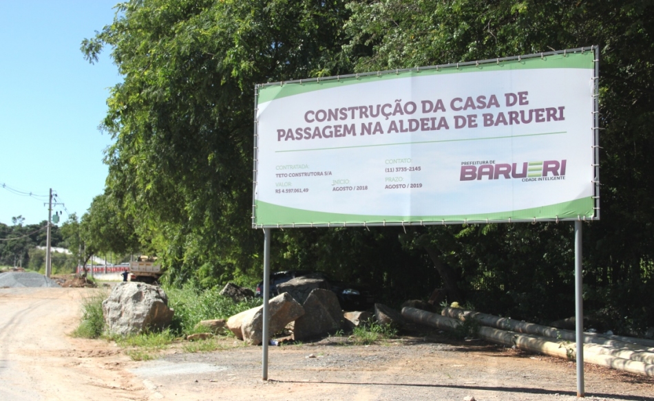Prefeitura constrói Casa de Passagem na Aldeia de Barueri