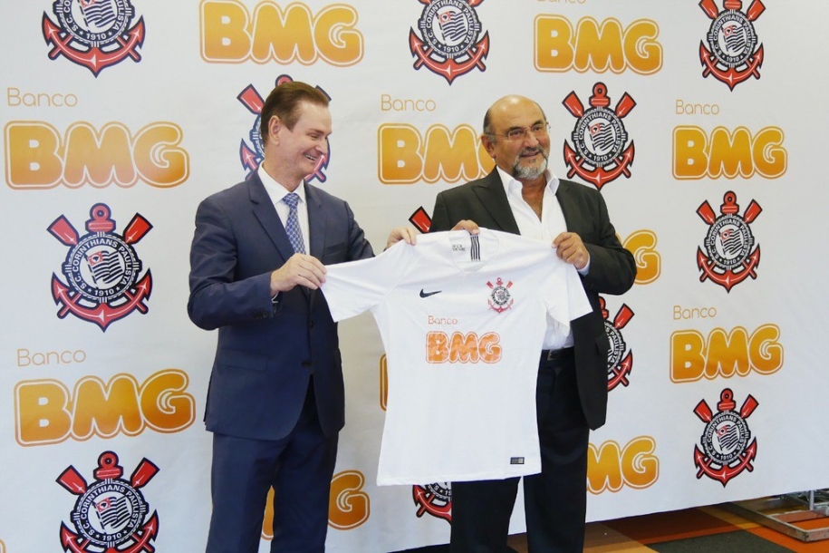 Banco BMG é o novo patrocinador máster do Corinthians