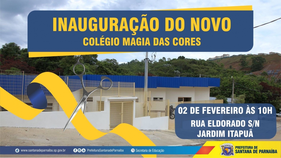 Santana de Parnaíba entrega mais um Colégio neste final de semana