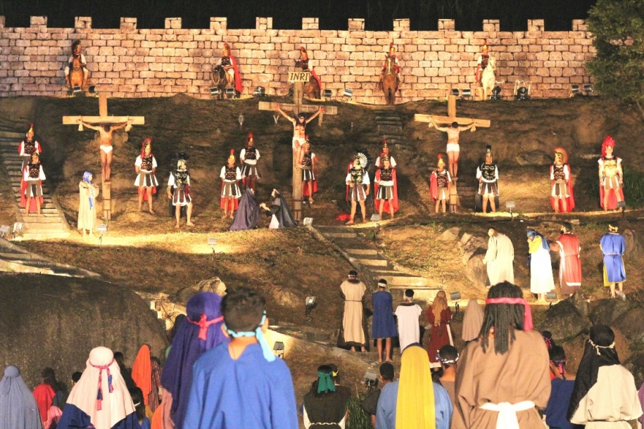 Drama da Paixão recebeu mais de 25 mil pessoas em Parnaíba 