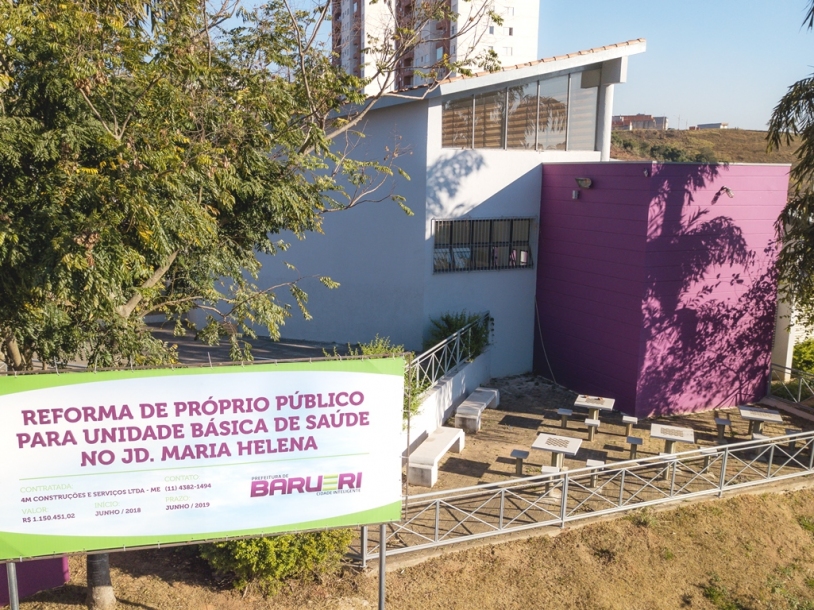 Barueri reinaugura UBS do Jardim Maria Helena nesta terça (30)