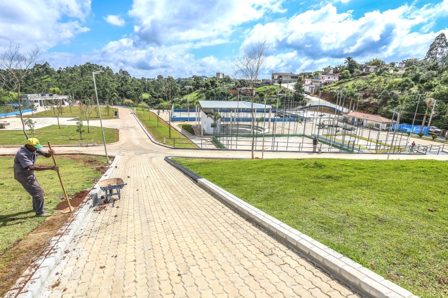 Parque Municipal no Jaguari entra na fase final de construção