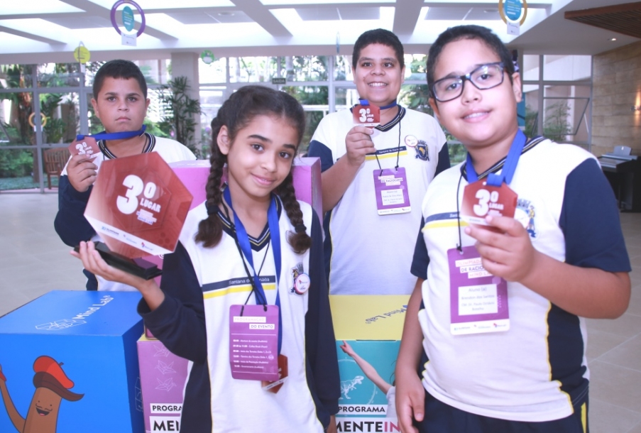 Alunos de Parnaíba conquistam 3º lugar na Olímpiada Mind Lab