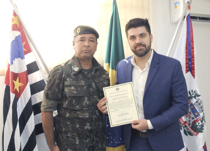 Danilo Joan toma posse como presidente da Junta de Serviço Milita