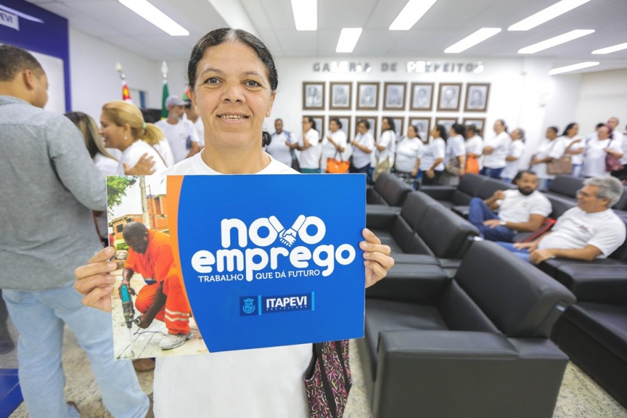 Itapevi contrata 48 novos trabalhadores para o Novo Emprego