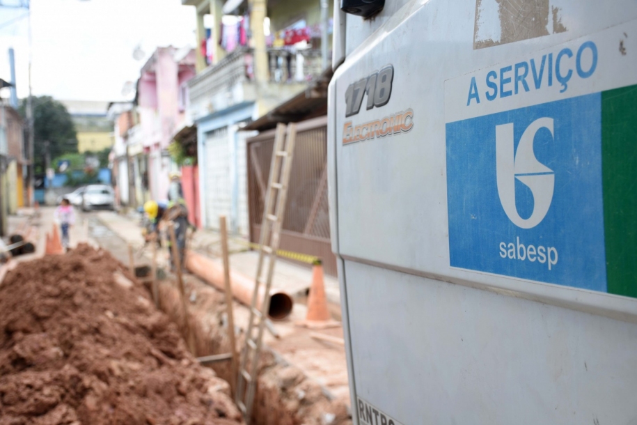 Sabesp inicia implantação de rede de esgoto na Vila União