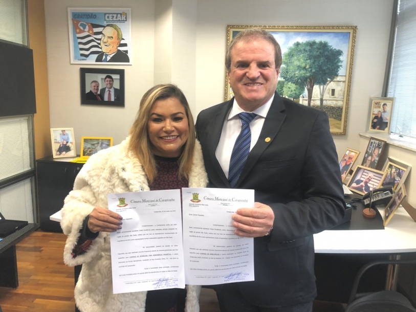 Deputado Cezar e Néia Costa buscam investimentos para Saúde